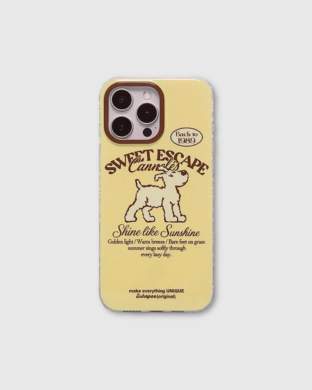 SWEET ESCAPE CANNELS CASE