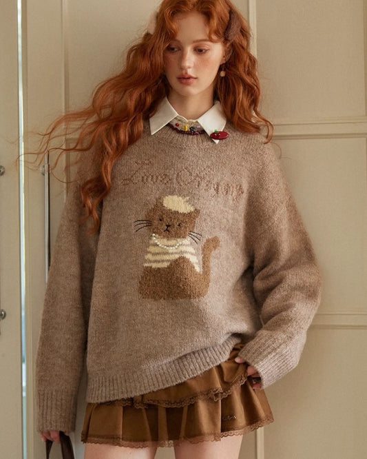 LOVE KITTEN SWETER