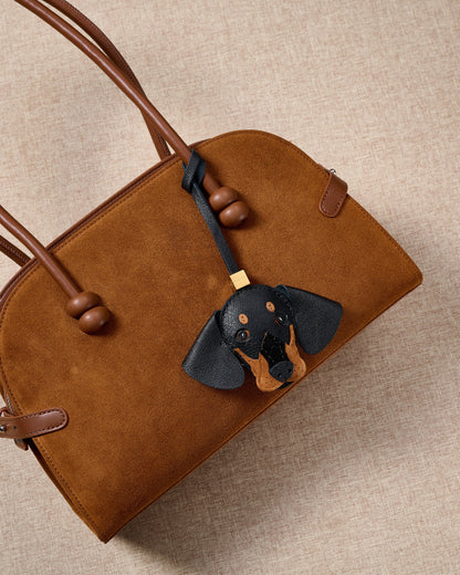 DASH DACHSHUND CHARM | LEATHER EDITION