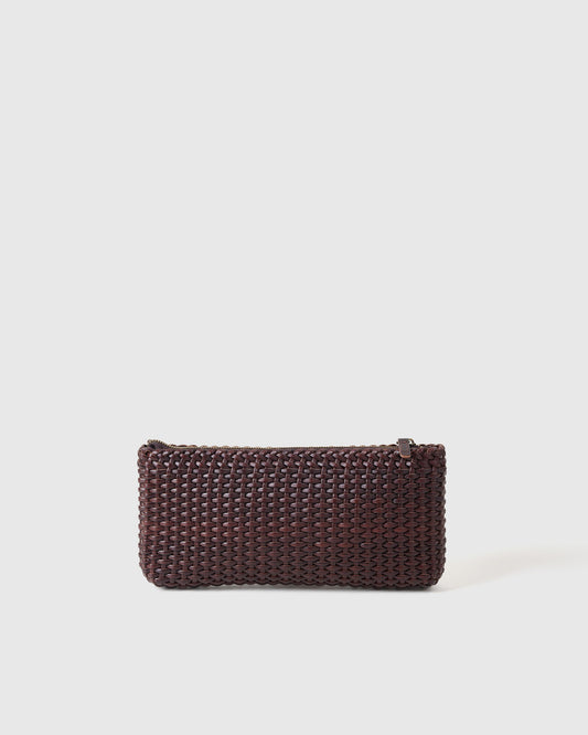 HANDMADE BRAIDED LEATHER MINI BAG