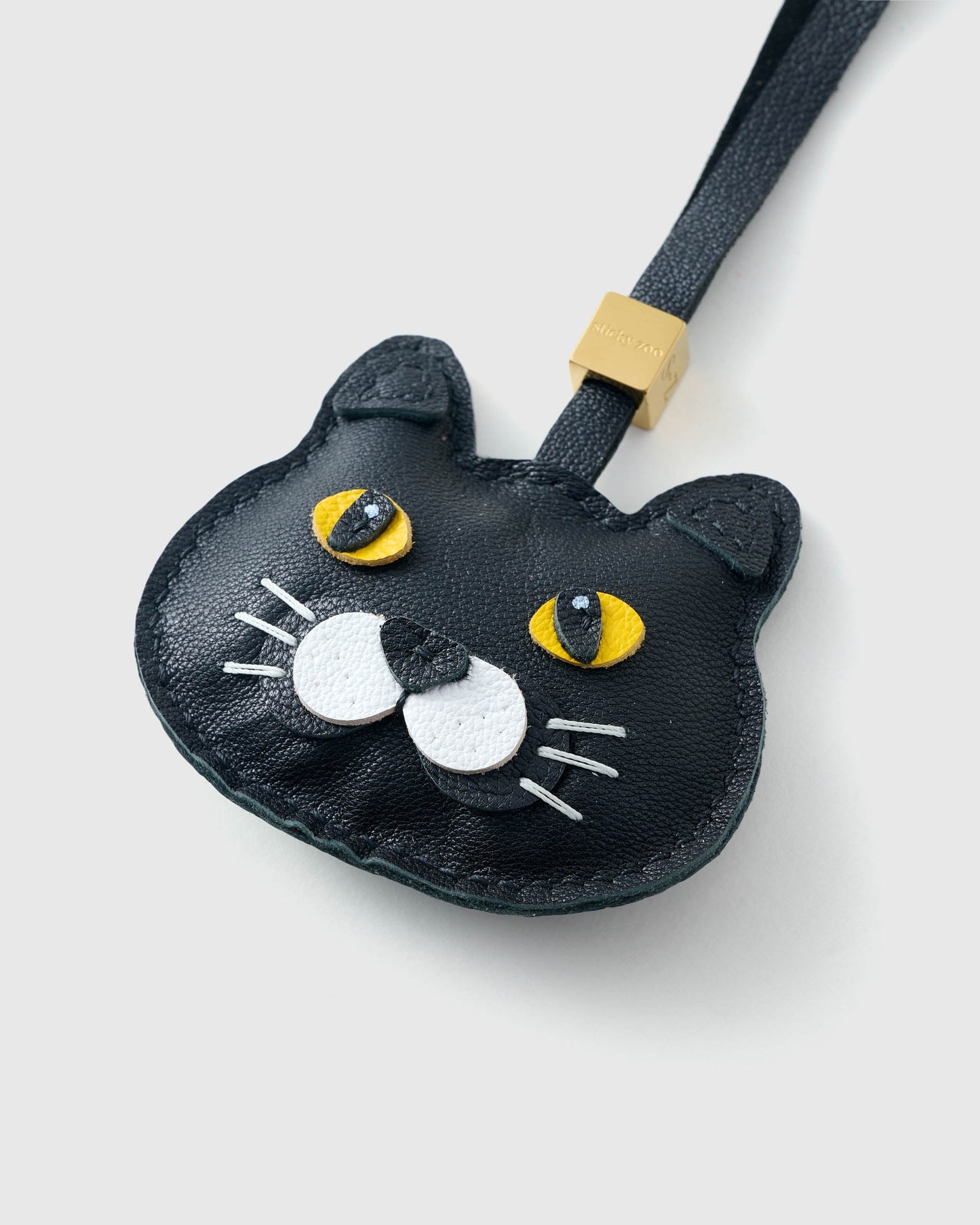 BRITISH SHORTHAIR CAT CHARM – CHUBBY MIDNIGHT EDITION
