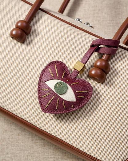 EVIL EYE HEART TALISMAN CHARM