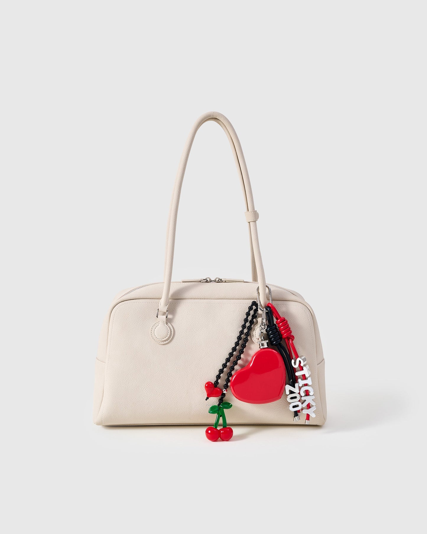 CHERRY KISS HEART STACK CHARM