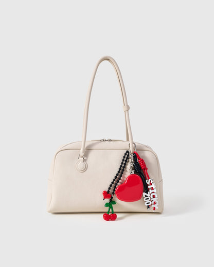 CHERRY KISS HEART STACK CHARM