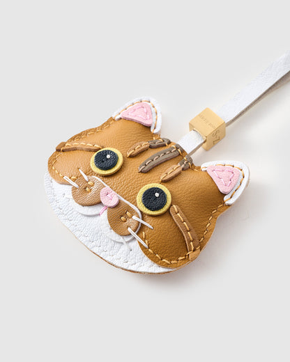 ORANGE TABBY CAT CHARM