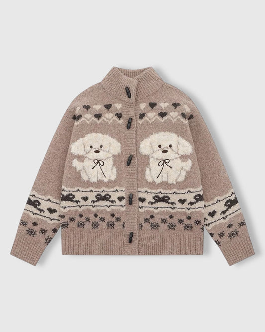 CUTE PUPY CARDIGAN
