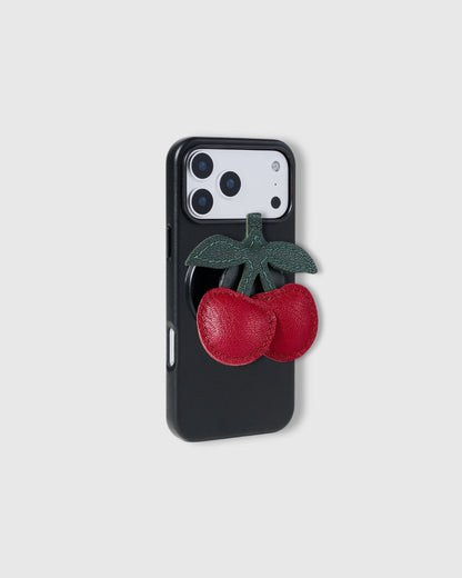 CHERRY VELVET CHARM CASE SET