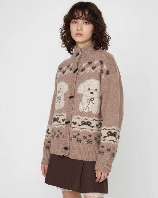 CUTE PUPY CARDIGAN