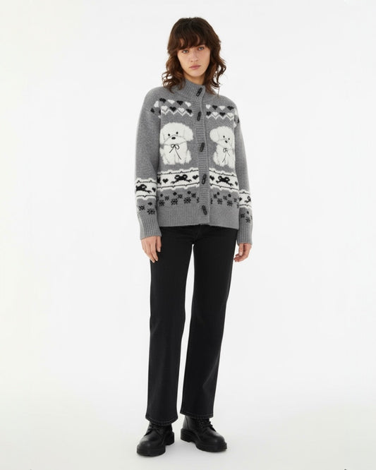 CUTE PUPY CARDIGAN