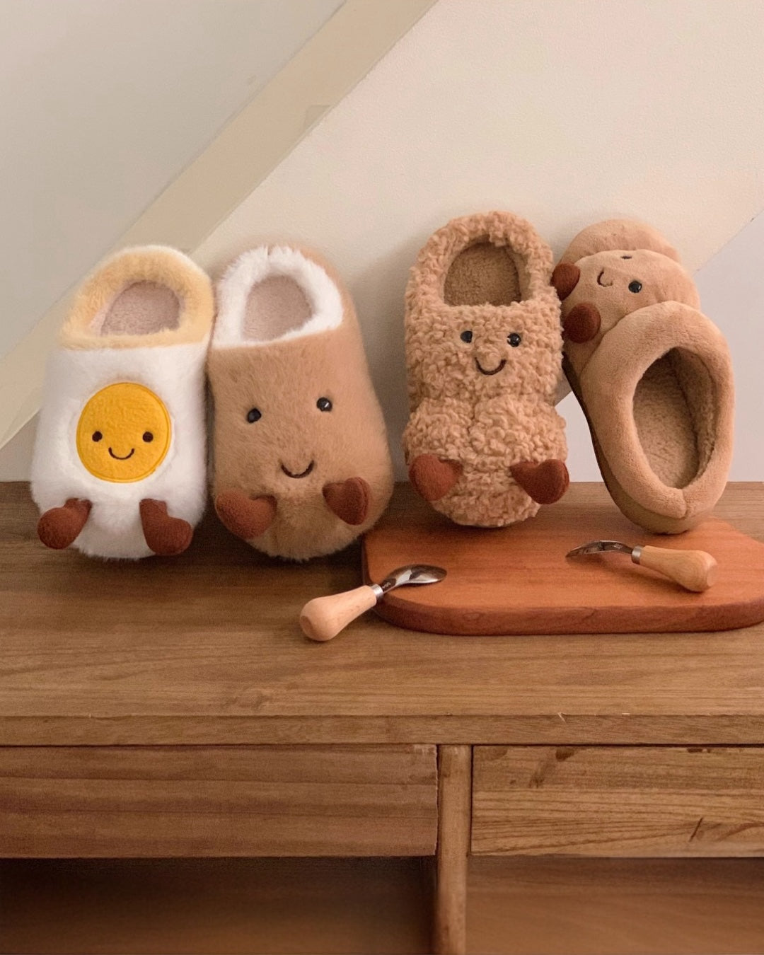 FRIED EGG SLIPPERS