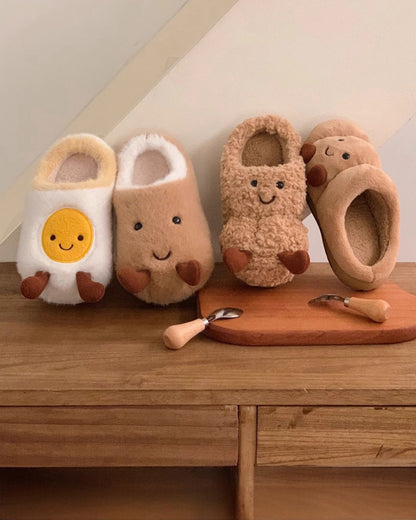 FRIED EGG SLIPPERS
