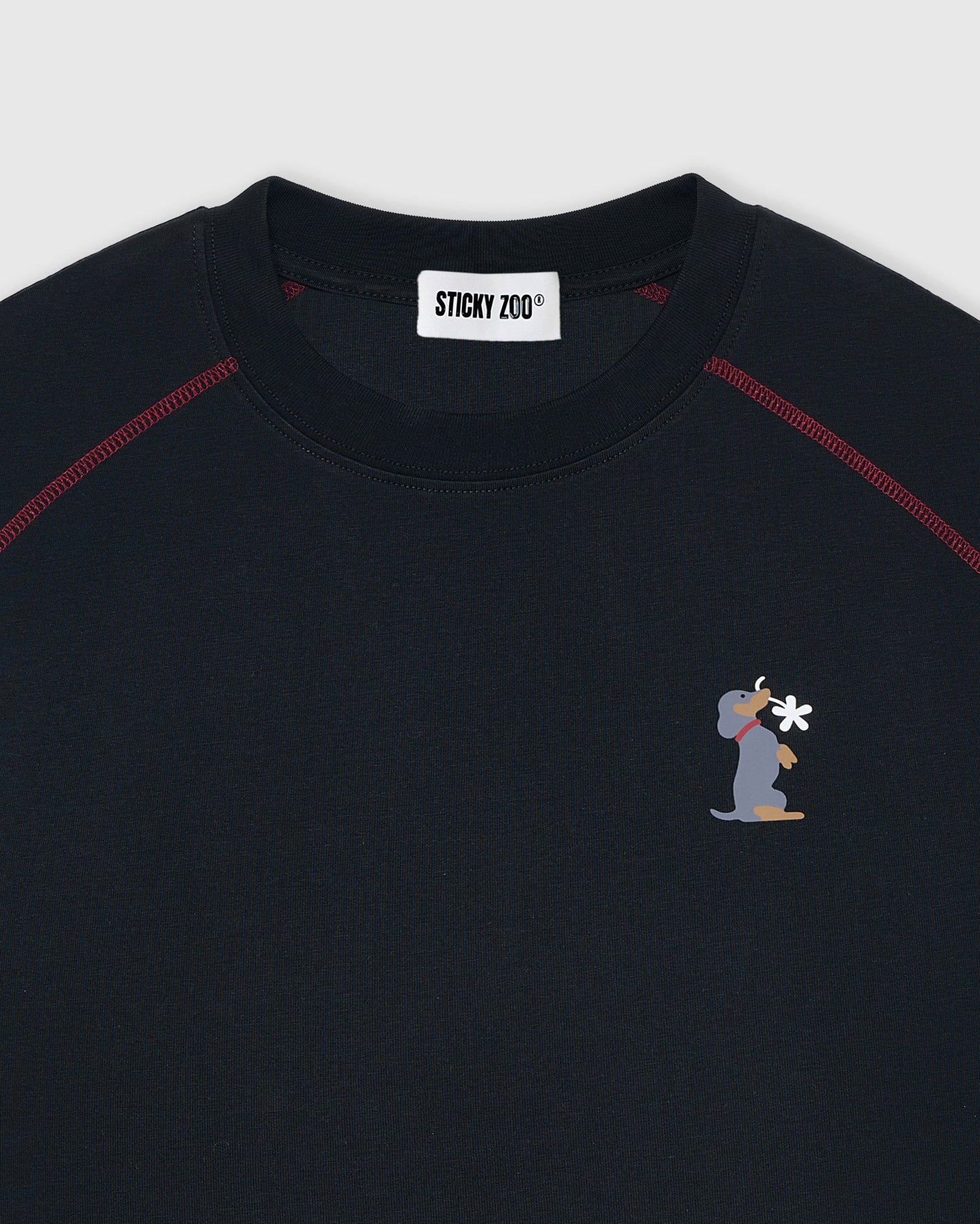 DACHSHUND BLOOM RINGER T-SHIRT