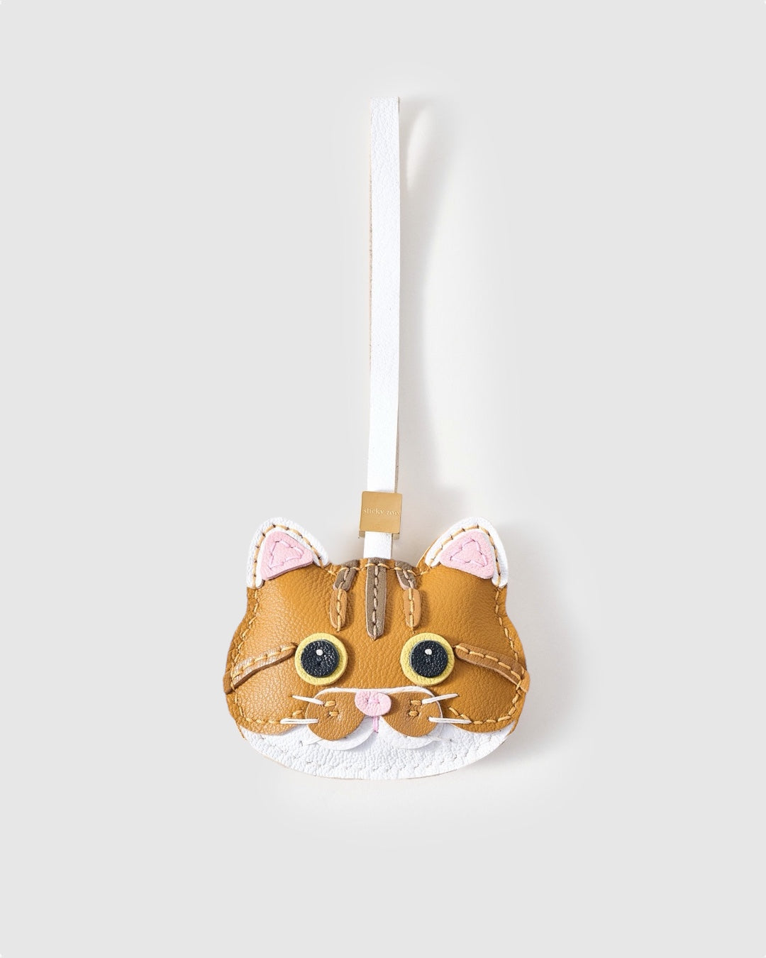 ORANGE TABBY CAT CHARM