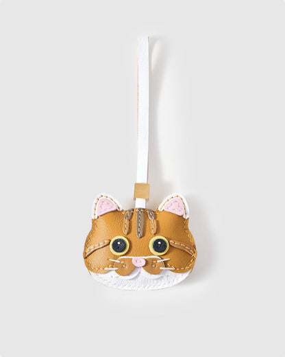 ORANGE TABBY CAT CHARM
