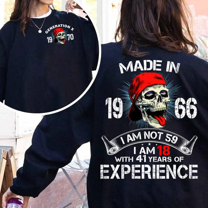 Generation X Custom Year Badass Generation T-shirt, Gen X FAFOT Shirt - 100% Cotton Top Unisex Comfort Womenswear, Custom Year Of Birth Shirt