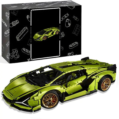 3696 Pieces Technic Sets for Adults - 1:8 scale Building car, 23.4 inches, Detailed Model Car Kit for Men & Women, Ages 18+ Years - Display in Room as Decor